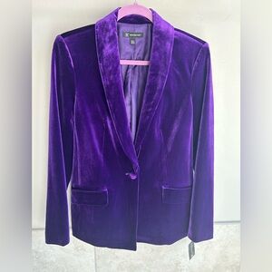 Purple Velvet Women's Blazer